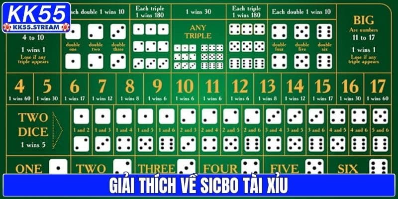 Giải thích về sicbo tài xỉu